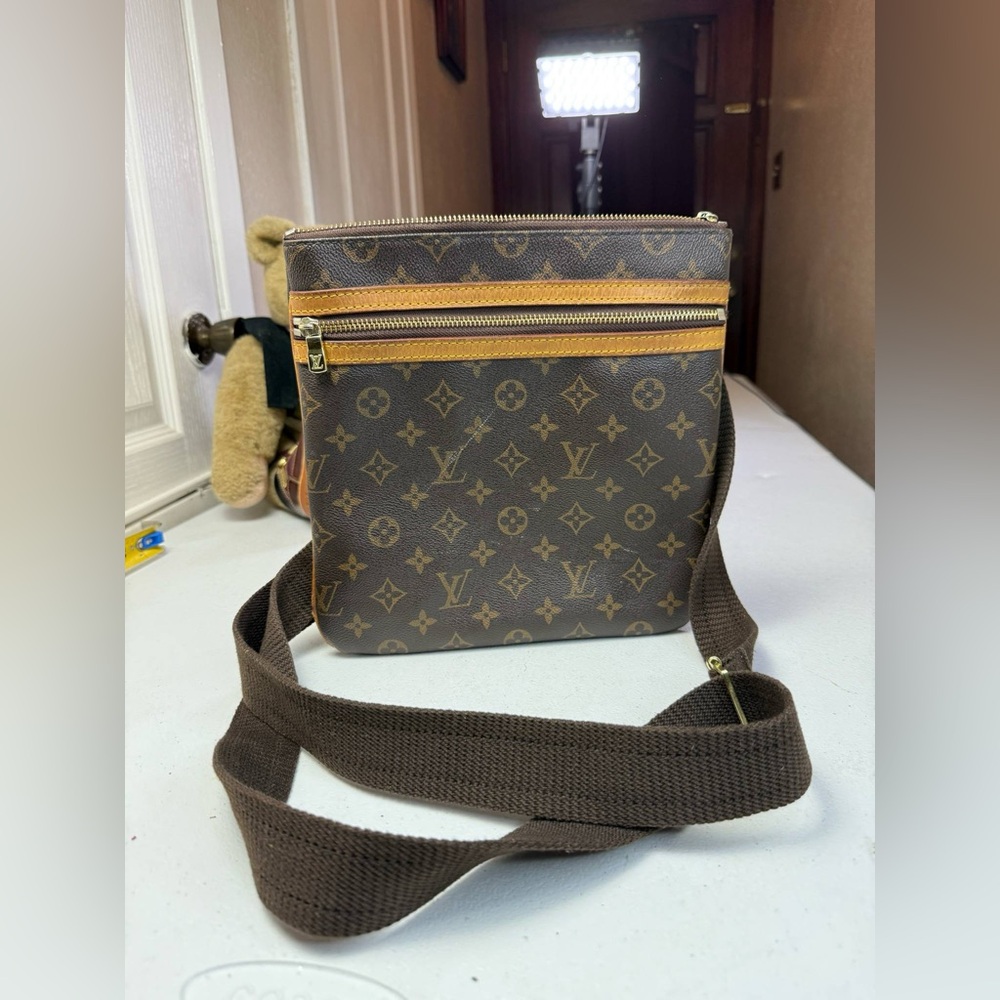 Louis Vuitton Brown Monogram Shoulder Bag